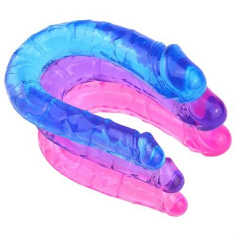 12 inch double ended dildo dong penetration mini realistic anal couple