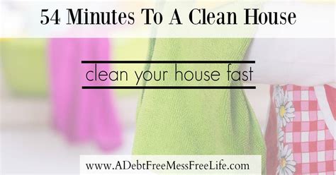 clean  house fast  mess  life