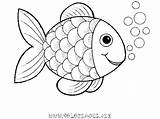 Fish Coloring Pages Cod Getcolorings Saltwater Idea sketch template