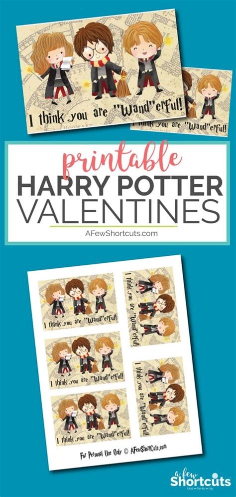 printable harry potter valentines day cards   shortcuts