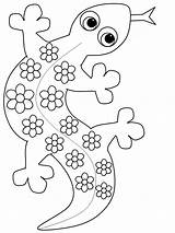 Coloring Pages Gecko Animals Animal Kids Reptile Sheets Spring Reptiles Printable Book Print Coloringpagebook Color Colouring Lizards Template Omaľovánky Letter sketch template