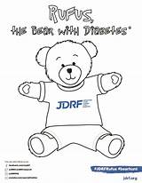 Jdrf Rufus Diabetes sketch template