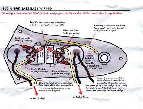 jazz bass wiring diagram images   finder