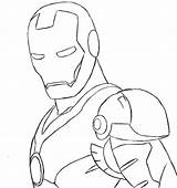 Coloring Pages Ironman Print sketch template