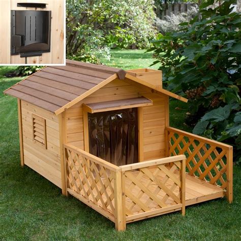 merry products mansion dog house  heater  dog house heater build
