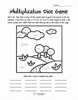Multiplication Digit Dice Math Grade Printablemultiplication Important Neat sketch template