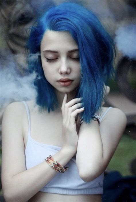 pin by froggypocket on rp characters hair styles blue hair scene hair