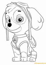 Paw Patrol Pages Coloring Online Color sketch template