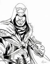 Creed Assassin Revelations Mandalas sketch template
