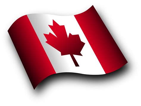 clipart canadian flag