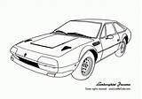 Lamborghini Coloring Pages Print Library Clipart Cars sketch template