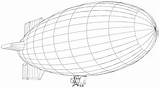 Airships Heißluftballon Perspective sketch template