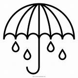 Chuva Guarda Colorir Umbrella Desenhos sketch template
