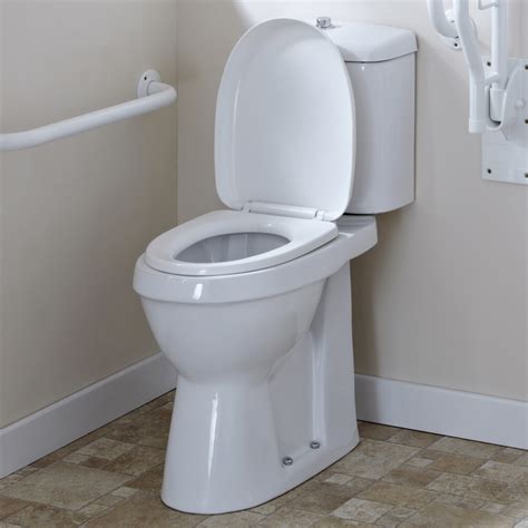 comfort raised height toilet wc elderly disabled close coupled