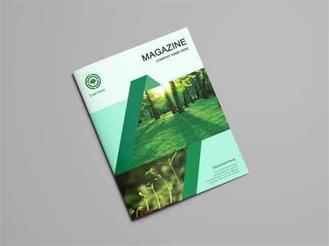 simple magazine cover design  behance