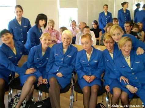 Pretty Girl Picks Hot Stewardess