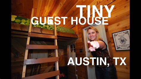 woman converts shed   tiny house micro inn austin