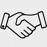 Acuerdo Handshake Acordo Tangan Jabat Hands Handdruk Monochrome sketch template