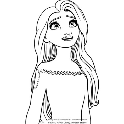 elsa  frozen  coloring page   disney princess coloring page