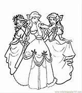 Disney Princess Coloring Pages Printable Christmas Princesses Color Characters Print Cartoons sketch template