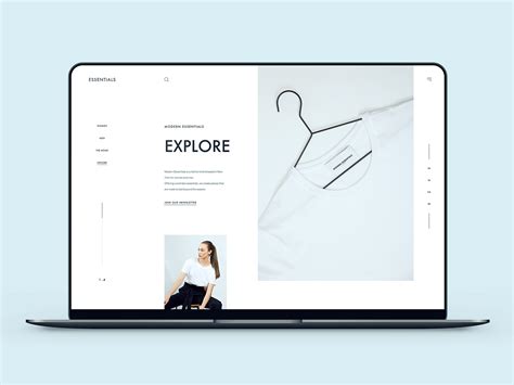 essentials  explore web design design website design layout