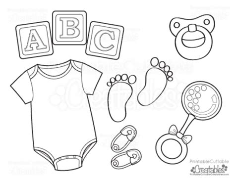 coloring pages printable cuttable creatables