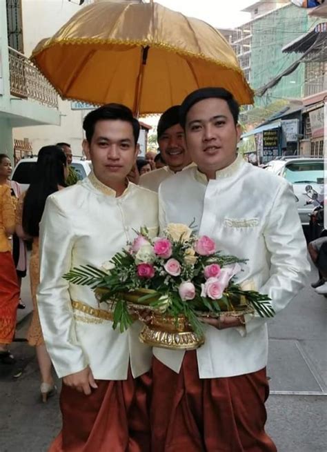 Cambodian Gay Couple Celebrate Their Wedding On Social