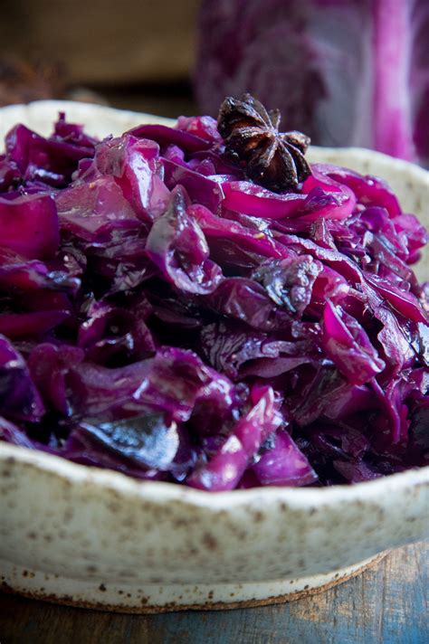 carb sweet  sour red cabbage simply  healthy