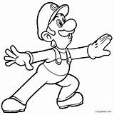 Luigi Coloring Pages Baby Getcolorings Printable Color sketch template