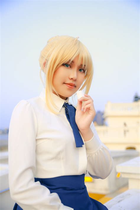 Asian Cosplay Women Japanese Japanese Women Fate Series Fate Stay Night