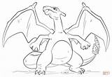 Charizard Pokemon Coloring Pages Template sketch template