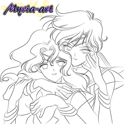 sailor neptune coloring pages coloring pages
