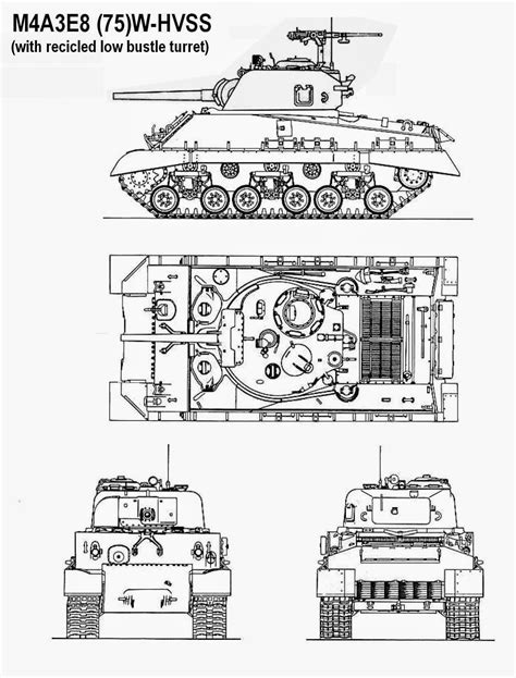 sherman tank drawing  getdrawings