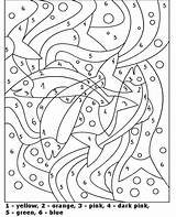 Number Sea Color Coloring Under Numbers Life Print Fish Topcoloringpages Worksheet Simple sketch template