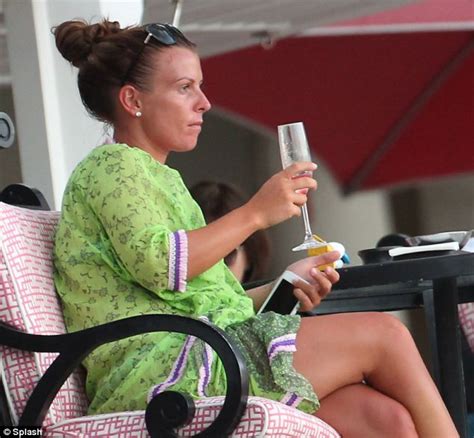 Coleen Rooney Kicks Back With A Cocktail As She Enjoys Relaxing Break