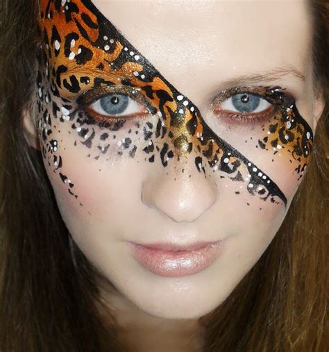face painting ideas leopard   lazy   design