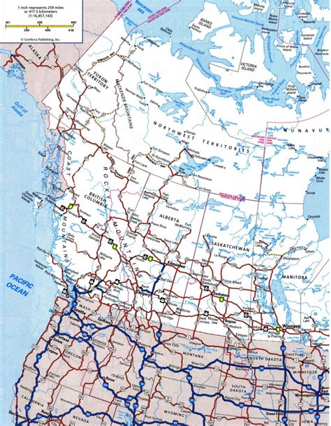 printable road map  canada  printable maps