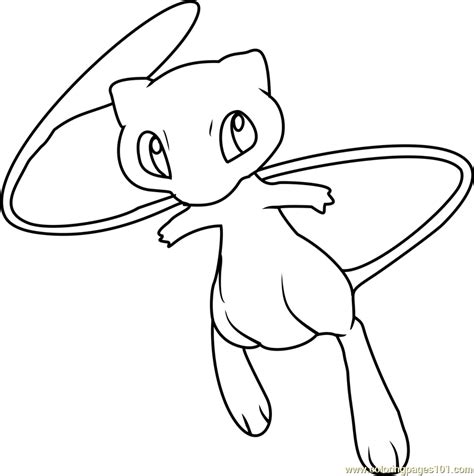 mew pokemon coloring page  kids  pokemon printable coloring