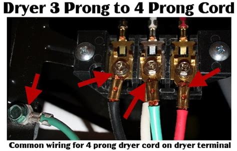 dryer cord wiring diagram