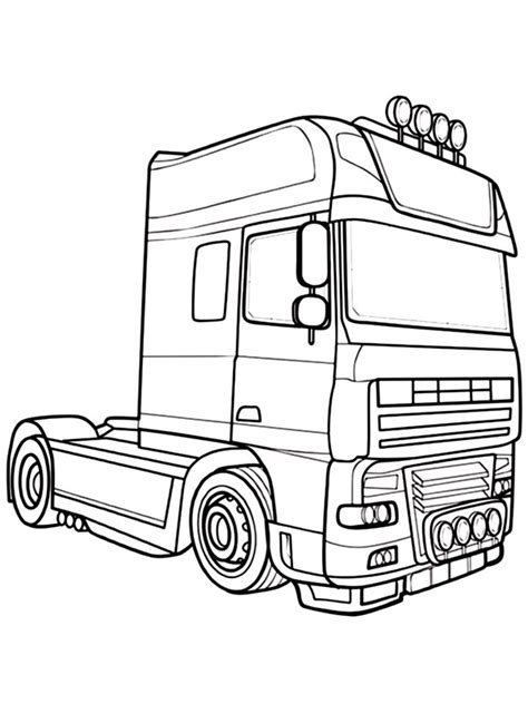 volvo coloring pages coloring home