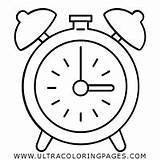 Despertador Coloring Alarm Clock Ultracoloringpages sketch template