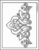 Celtic Coloring Pages Designs Drawing Knots Patterns Knot Colorwithfuzzy Irish Scottish Patrick Drawings Gaelic Adults Fuzzy Color Kids Symbols Embroidery sketch template