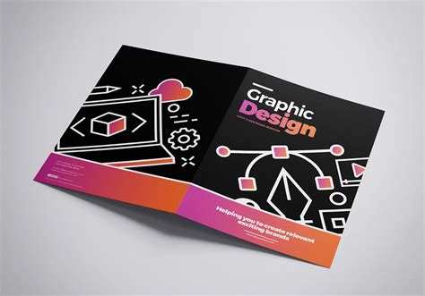 graphic design agency brochure template  photoshop illustrator