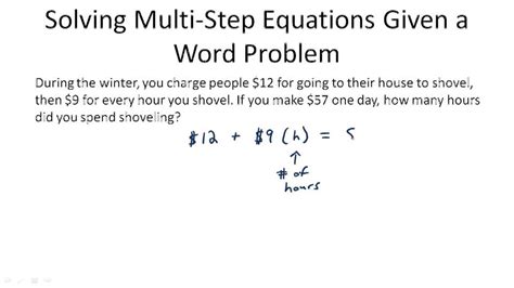multi step equations video algebra ck  foundation