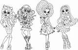 Monster High Coloring Camera Action Frights sketch template