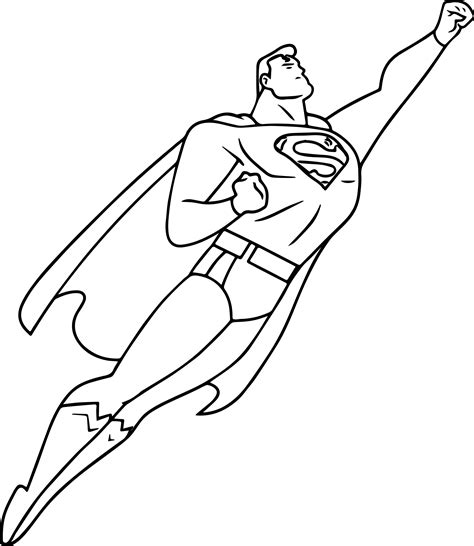 superman coloring page wecoloringpagecom