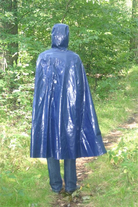 829 Flickr Photo Sharing Rainwear Girl Rain Cape Vinyl Raincoat