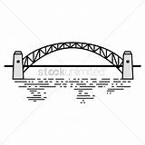 Harbour Sydney Bridge Drawing Coloring Line Drawings Paintingvalley 1300 41kb 1300px sketch template