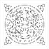 Celtic Knot Coloring Creations Designs sketch template