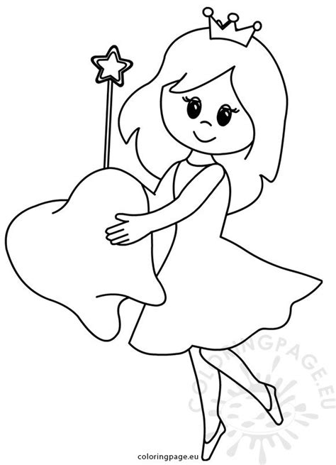 tooth fairy pages coloring pages